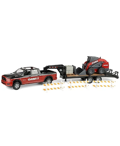 Ertl Big Farm 1/16 Case Ih Ram Pickup Truck with Case SV340 Skid Loader Set - Ages 5-7 Years