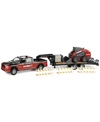 Ertl Big Farm 1/16 Case Ih Ram Pickup Truck with Case SV340 Skid Loader Set - Ages 5-7 Years