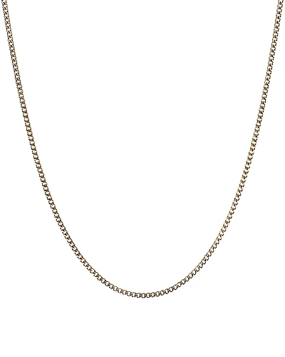 John Hardy Men's 14K Yellow Gold Chain Curb Link Necklace