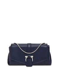 Ferragamo Small Front Flap Leather Crossbody