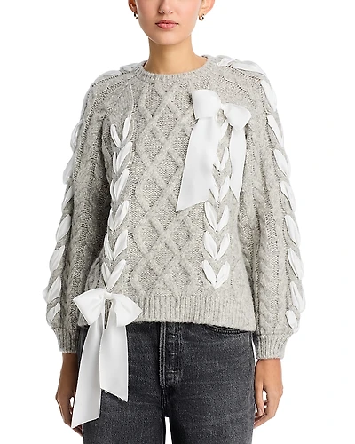 LoveShackFancy Kloss Pullover Sweater