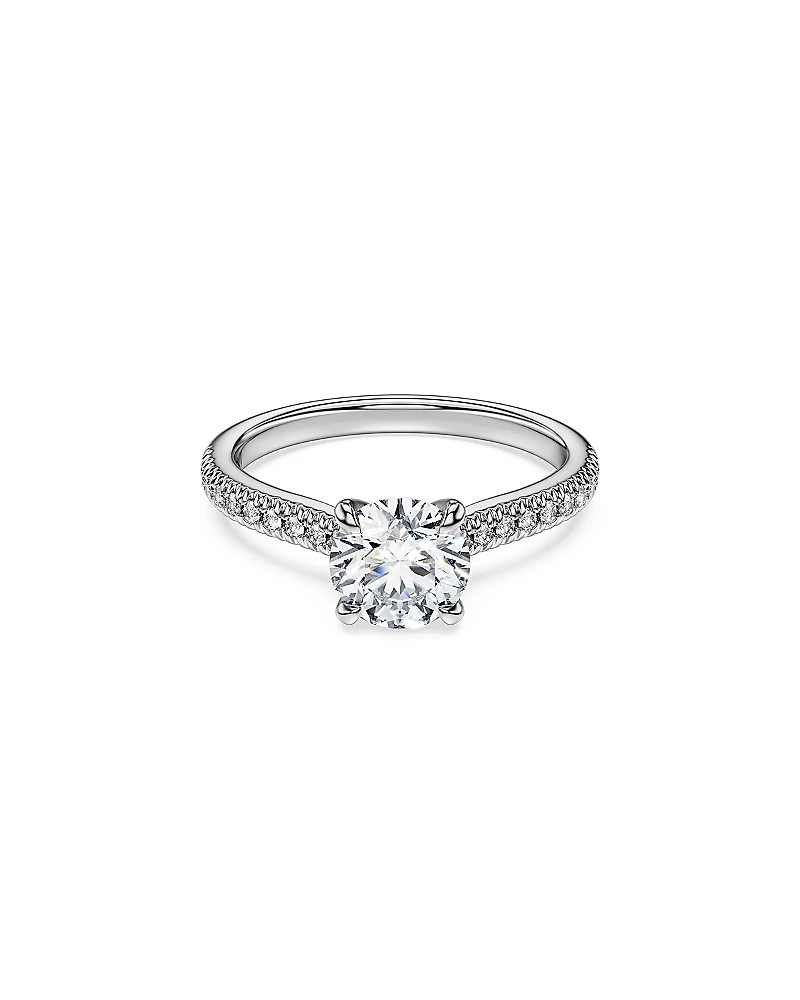 Swarovski 14K White Gold Eternity Certified Lab Grown Diamond Engagement Ring