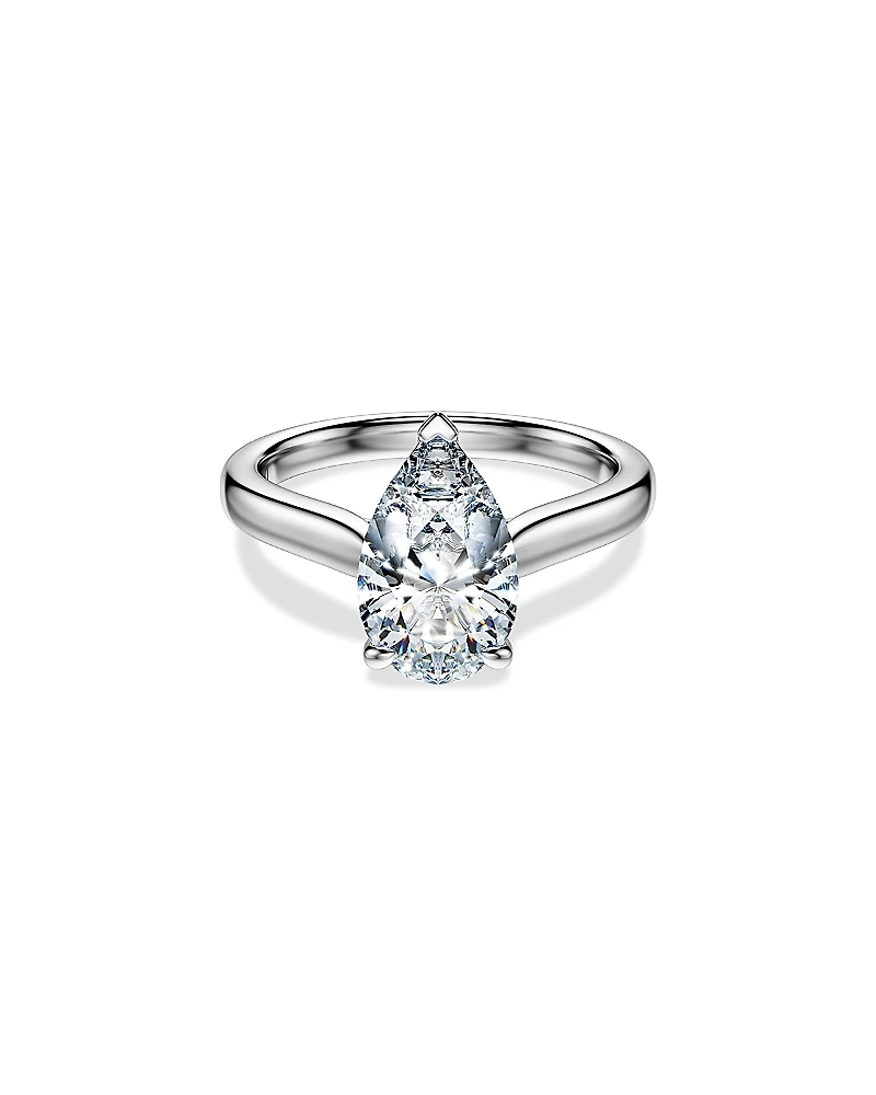 Swarovski Eternity Certified Lab Grown Diamond Pear-Shape Engagement Ring
