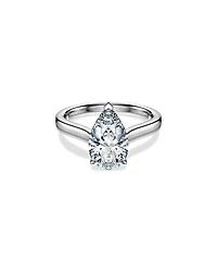 Swarovski Eternity Certified Lab Grown Diamond Pear-Shape Engagement Ring