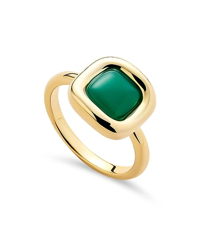 Ana Luisa Statement Ring Clara Green Onyx
