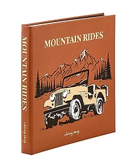 Graphic Image Mountain Rides by Johnny Vacay Leather Bound Book