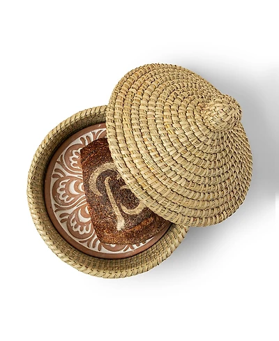 Uncommon Goods Traditional Bread Warming Set with Lid by Serrv International