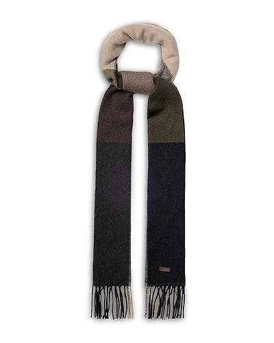 Eton Color Block Cashmere Scarf