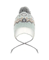 Deux par Boys' Lined Peruvian Knit Pompom Hat - Baby