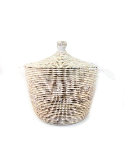 mbare Dou Lid Monochrome Low Storage Basket