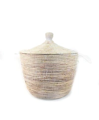 mbare Dou Lid Monochrome Low Storage Basket