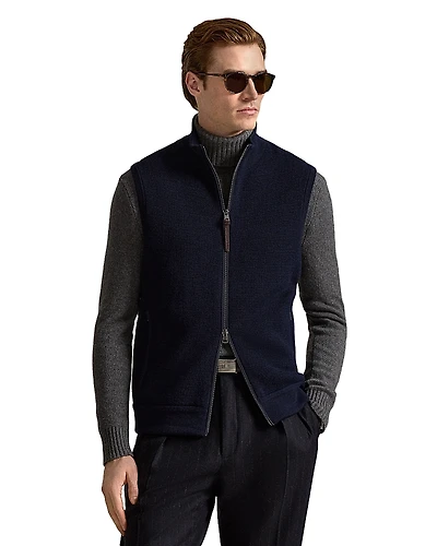 Polo Ralph Lauren Hybrid Full-Zip Sweater Vest