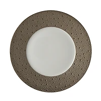 Bernardaud Ecume Platinum Dinner Plate
