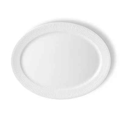 Royal Copenhagen White Fluted Plain Oval Platter