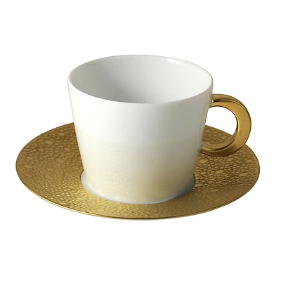 Bernardaud Ecume Gold Teacup