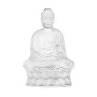 Lalique Small Buddha Figure, Clear
