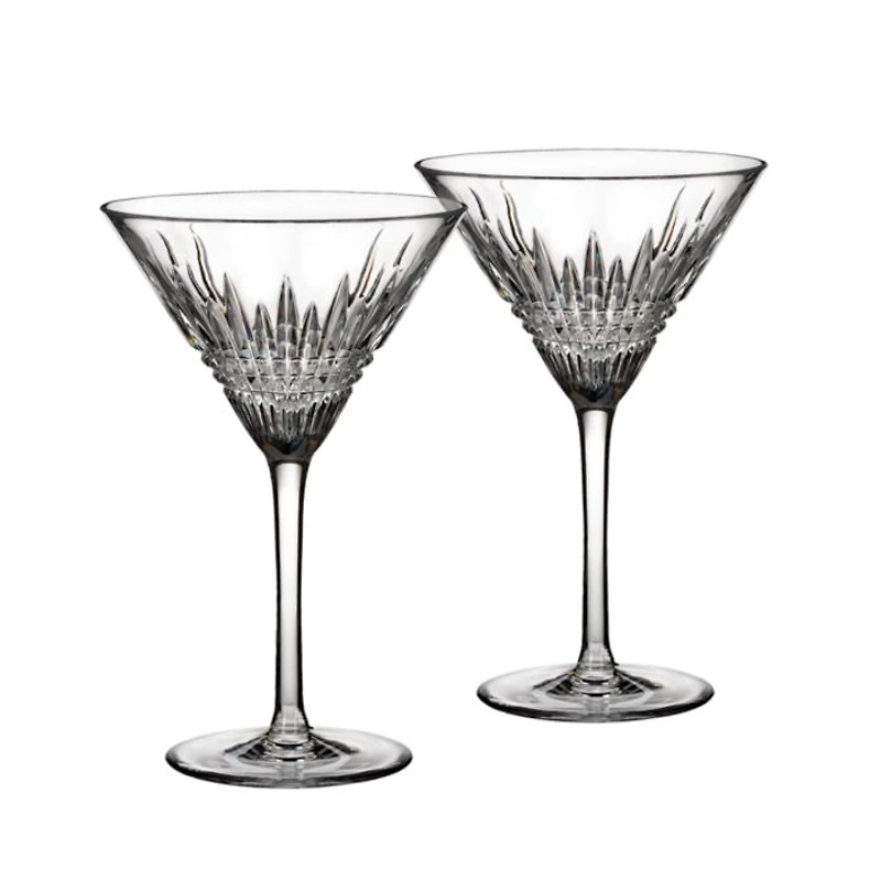 Lismore Diamond Martini Glasses, Set of 2