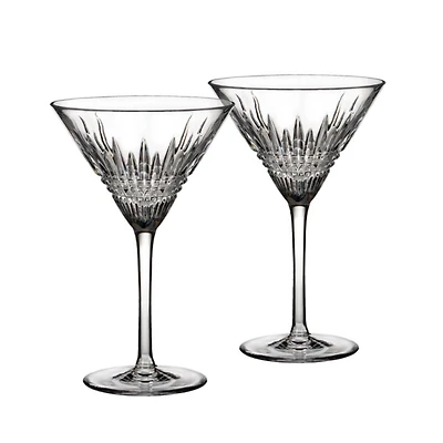 Lismore Diamond Martini Glasses, Set of 2