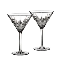 Lismore Diamond Martini Glasses, Set of 2