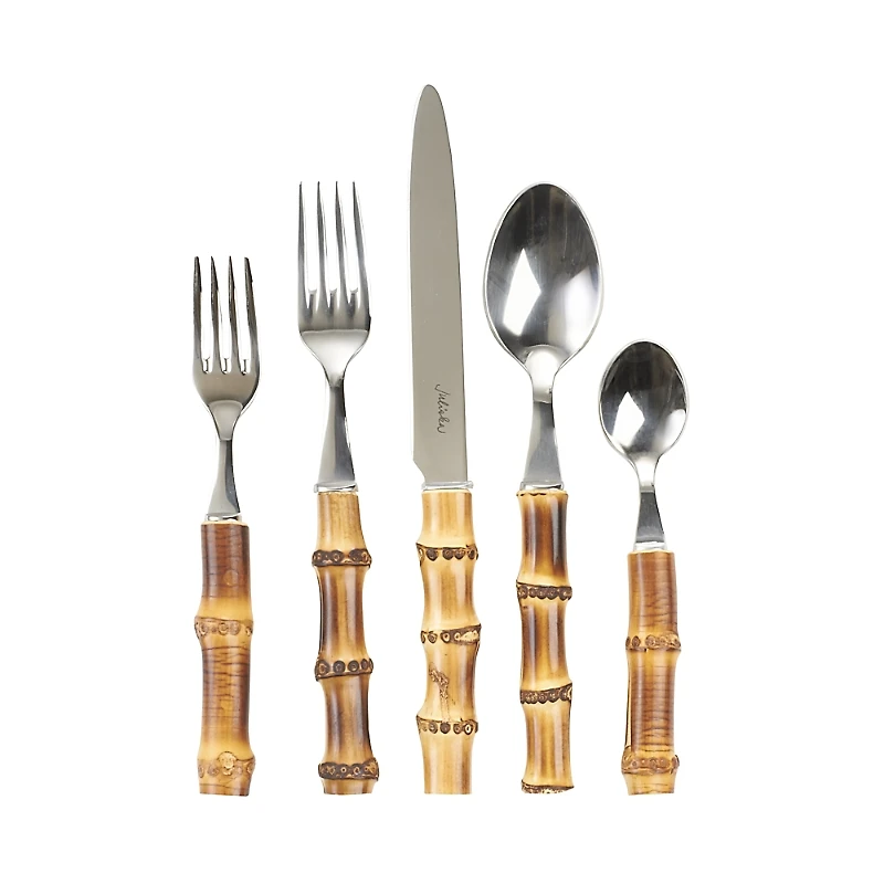 Juliska Natural Bamboo 5-Piece Place Setting