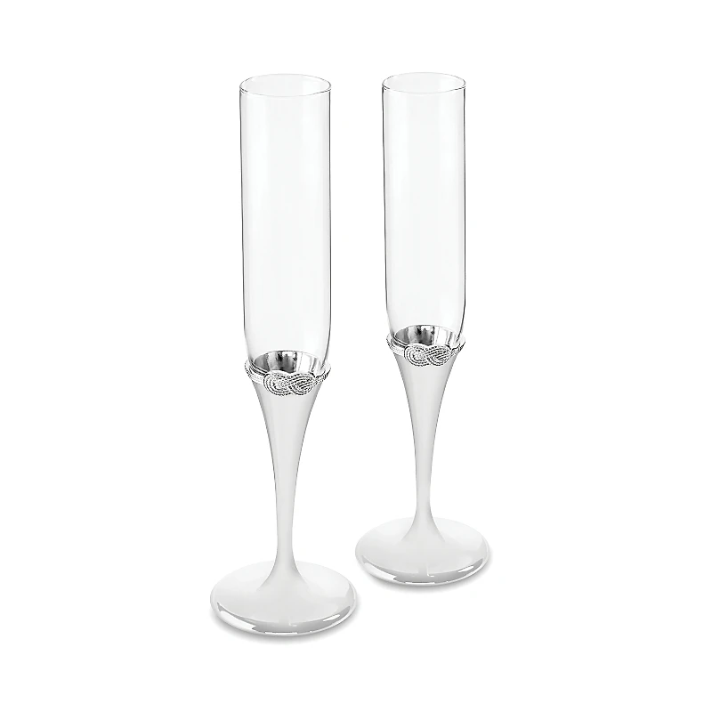 Vera Wang Wedgwood Infinity Toasting Flute, Set of 2