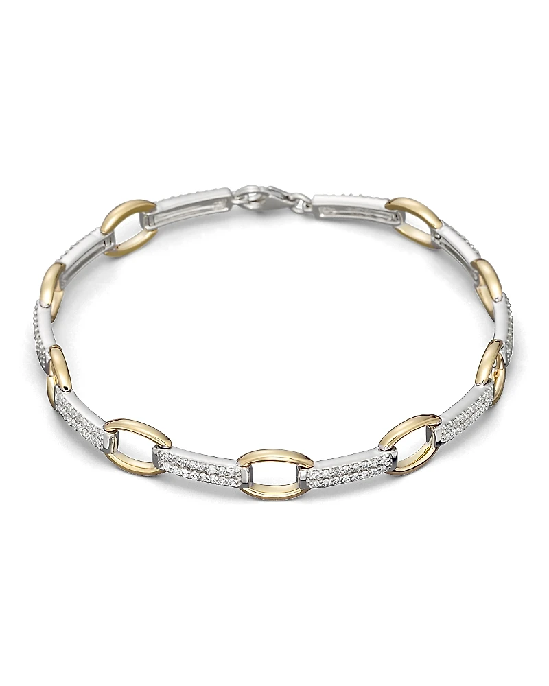 Pave Diamond Link Bracelet