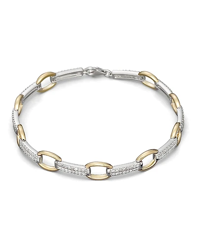 Pave Diamond Link Bracelet