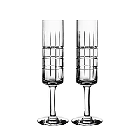Orrefors Street Specialty Drinkware by Jan Johansson Champagne Glass, Set of 2