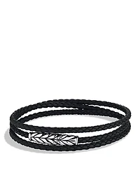 Men's Chevron Triple Wrap Bracelet