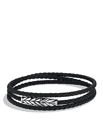 David Yurman Men's Chevron Triple Wrap Bracelet