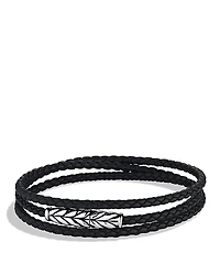 David Yurman Men's Chevron Triple Wrap Bracelet