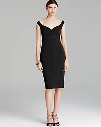 Black Halo Dress - Ally Sweetheart Neckline Sheath