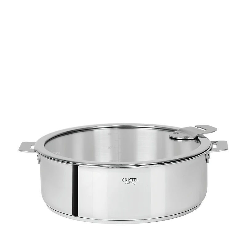 Cristel Casteline Tech 5 Qt. Saute Pan with Lid - Exclusive