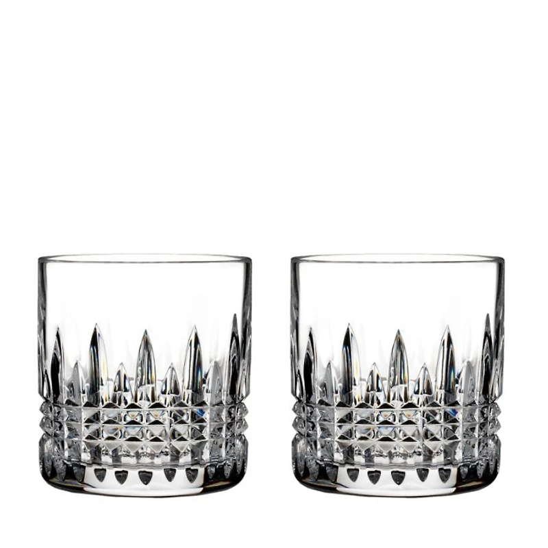 Lismore Connoisseur Diamond Straight Sided Tumbler, Set of 2