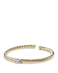 David Yurman X Bracelet with Diamonds