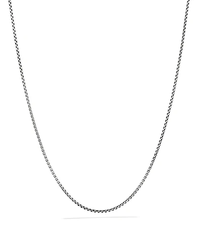 David Yurman Box Chain Necklace with an Accent of 14K Gold, 1.7mm
