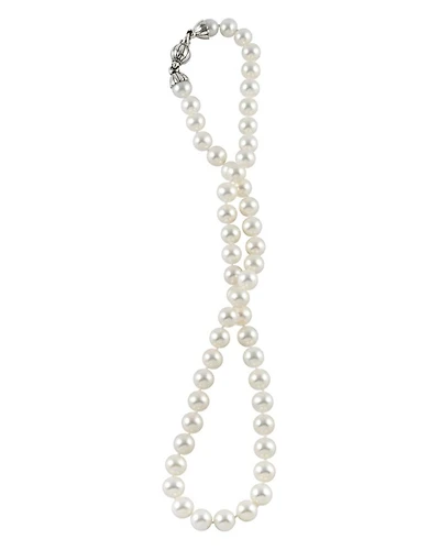 Sterling Silver Luna Cultured Pearl Necklace, 18"