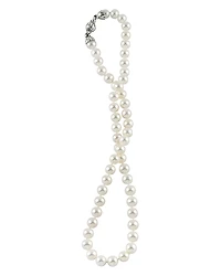 Lagos Sterling Silver Luna Cultured Pearl Necklace, 18