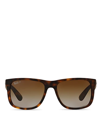 Ray-Ban Justin Polarized Square Sunglasses, 55mm