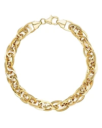 Bloomingdale's Fine Collection 14K Yellow Gold Oval Links Chain Bracelet