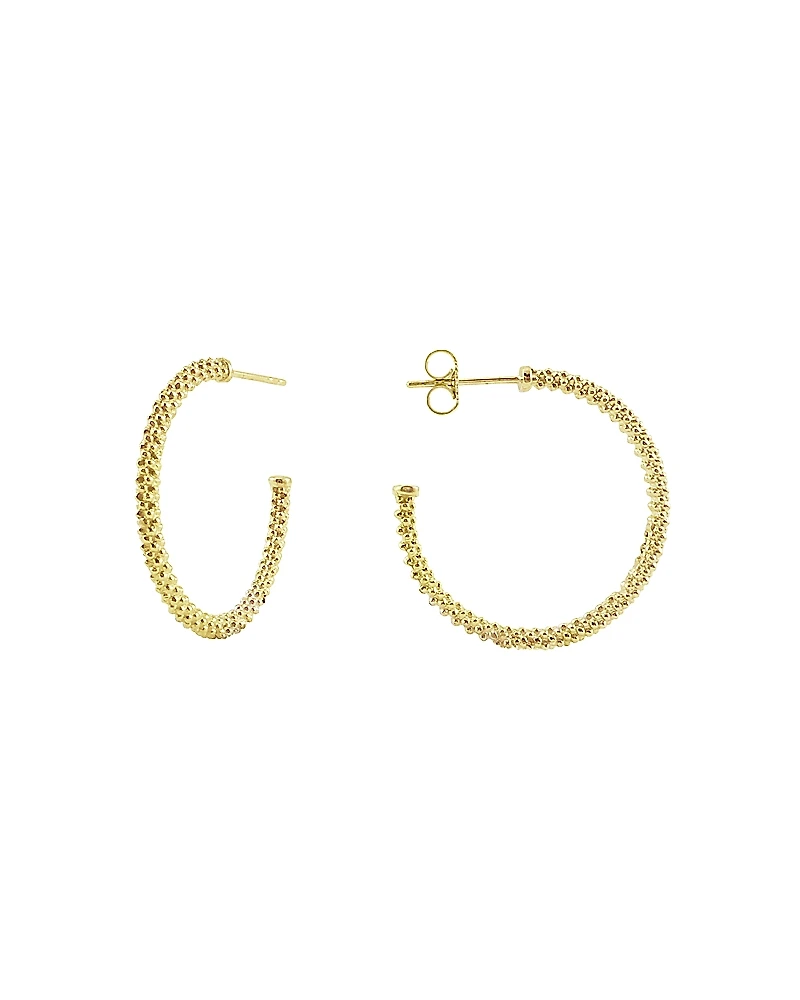 Lagos 18K Gold Hoop Earrings