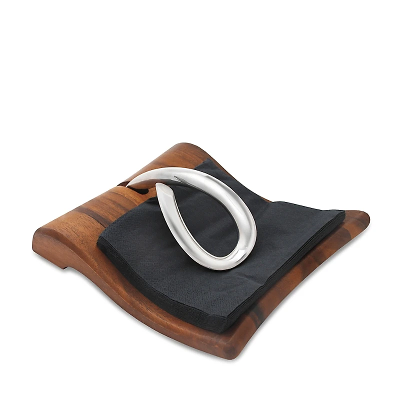 Nambe Breeze Napkin Holder