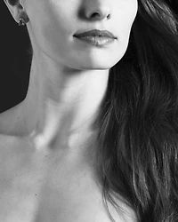 Sterling Silver Rittenhouse Prism White Topaz Stud Earrings