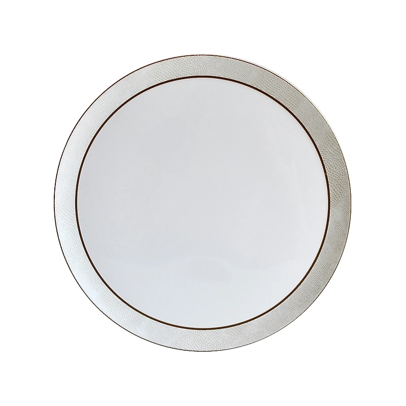 Bernardaud Sauvage White Round Tart Platter