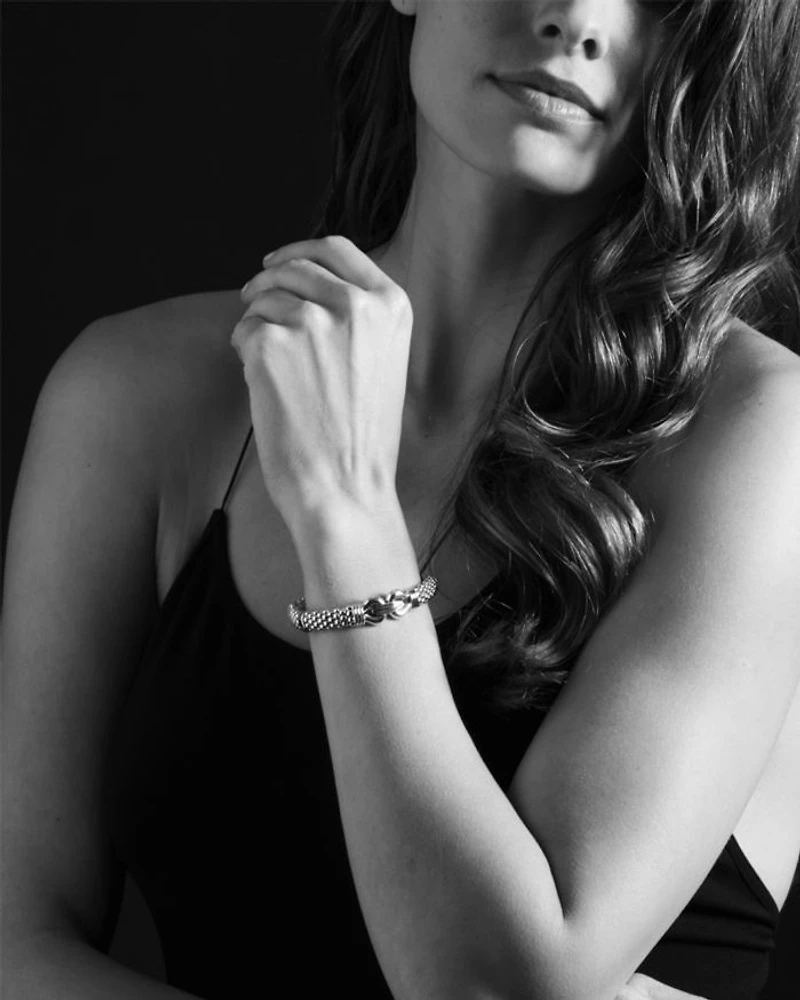 18K Gold and Sterling Silver Derby Bracelet