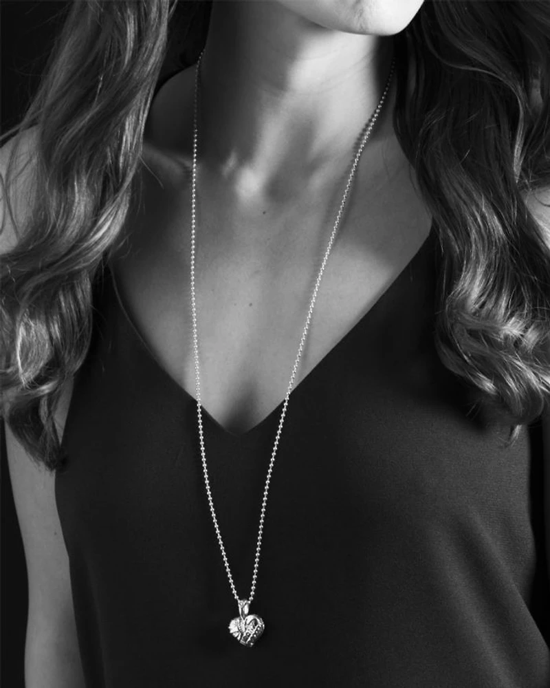 LAGOS Sterling Silver Heart of New York Necklace, 34"