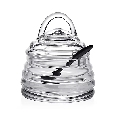 William Yeoward Crystal Country Honeybee Honey Jar