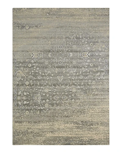 Nourison Luminance LUM10 Rug - Silver, 7'6 x 10'6