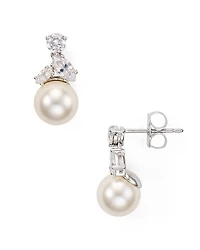 Nadri Classic Imitation Pearl Drop Earrings
