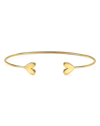 Argento Vivo Heart Cuff Bracelet